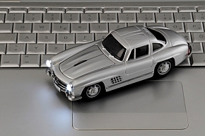 Bezprzewodowa mysz komputerowa MERCEDES 300SL