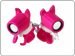 Głośniki PSY Różowe USB